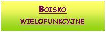 Pole tekstowe: Boisko
wielofunkcyjne